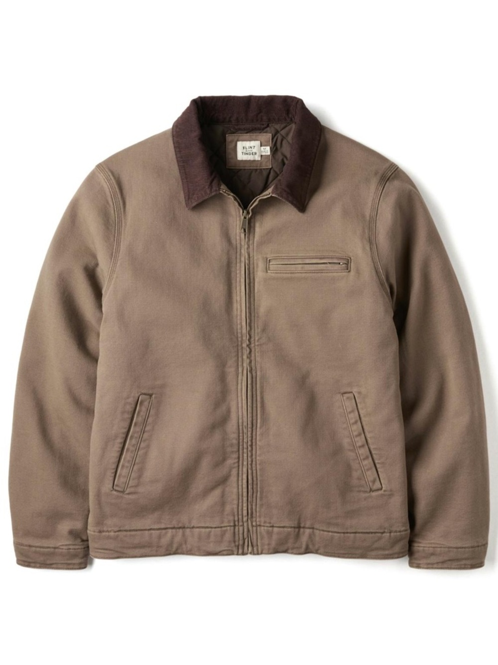 Flint and Tinder Mason Canvas Work Jacket Washed Earth L